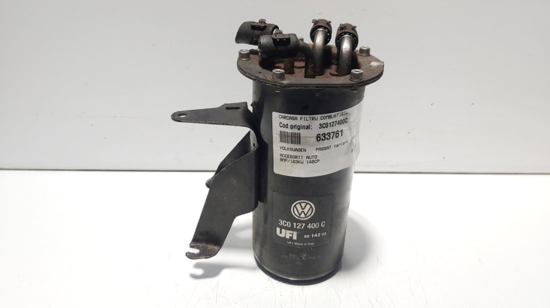 Carcasa filtru combustibil, cod 3C0127400C, Vw Passat Variant (3C5) 2.0 TDI, BMP (id:633761)