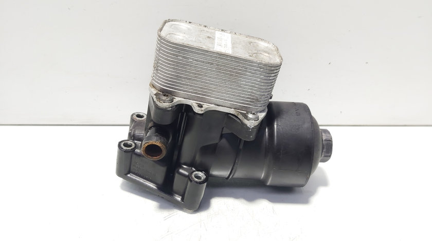 Carcasa filtru ulei cu racitor ulei, cod 03L115389C, 03L117021C, Audi A4 (8K2, B8) 2.0 TDI, CJC (id:639762)