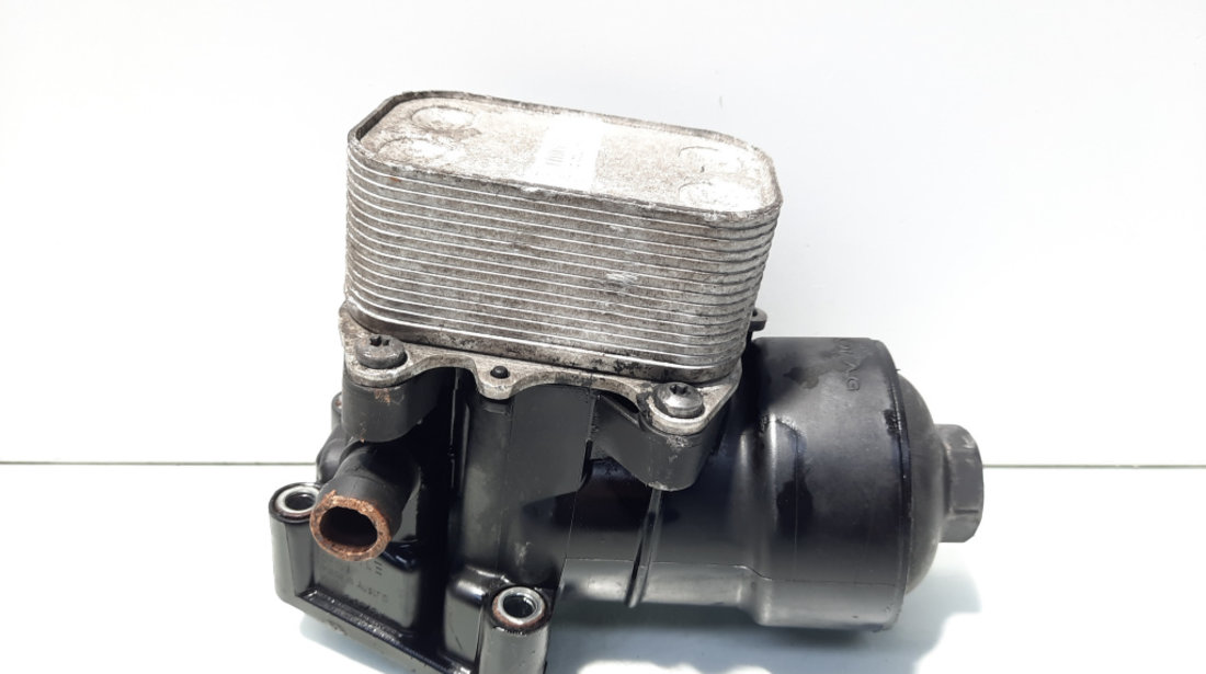 Carcasa filtru ulei cu racitor ulei, cod 03L115389C, 03L117021C, Audi, 1.6 TDI, CAY (idi:505503)