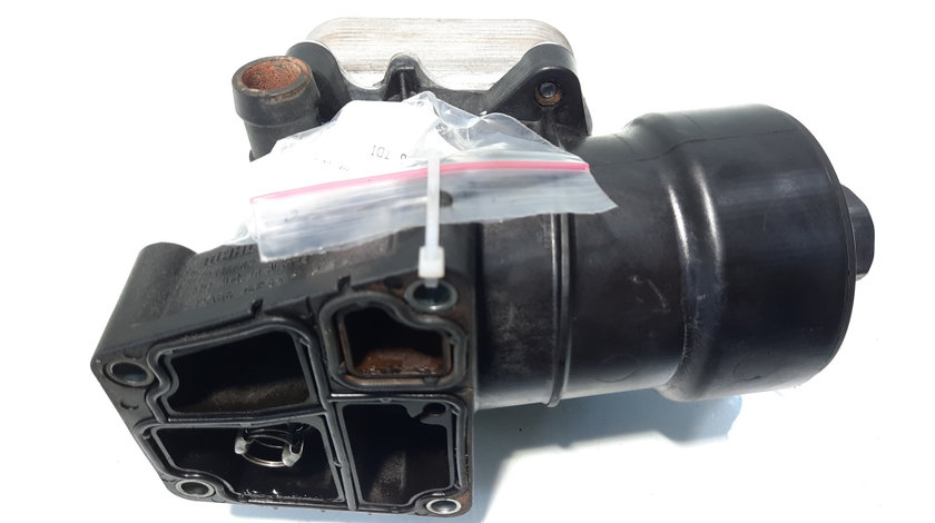 Carcasa filtru ulei cu racitor ulei, cod 03L115389C, 03L117021C, Skoda Octavia 2 Combi (1Z5), 1.6 TDI, CAY (id:490273)