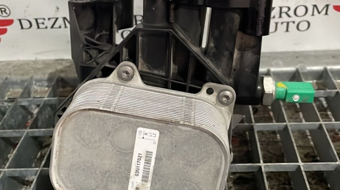 Carcasa filtru ulei cu racitor VW Golf Alltrack (BA5, BV5) 2.0 TDI 4motion 184cp cod: 03N117021