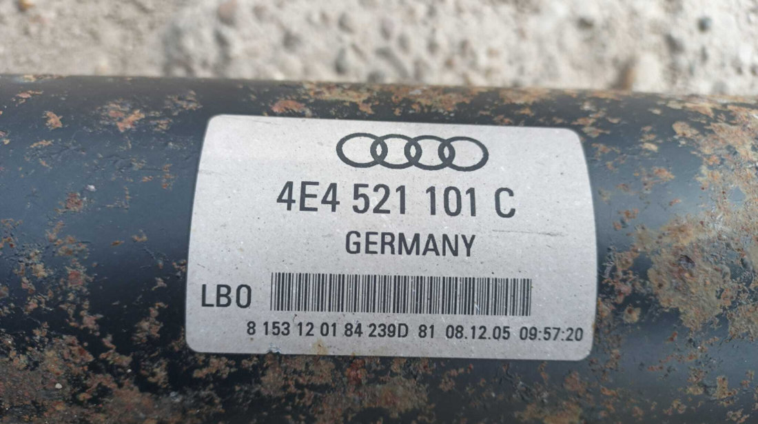 Cardan Ax Cardanic Audi A8 D3 3.0 TDI 2003 - 2010 Cod 4E4521101C [X3700]