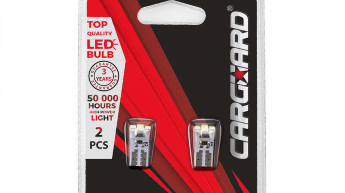 Carguard Set 2 Buc Led Pentru Iluminat Interior/ Portbagaj T10 CLD011
