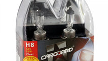 Carguard Set De 2 Becuri Halogen H8 +30% Intensita...