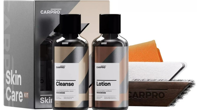 Carpro Car Leather SkinCare Kit Intretinere Piele Auto 150ML CP-CLSC-150