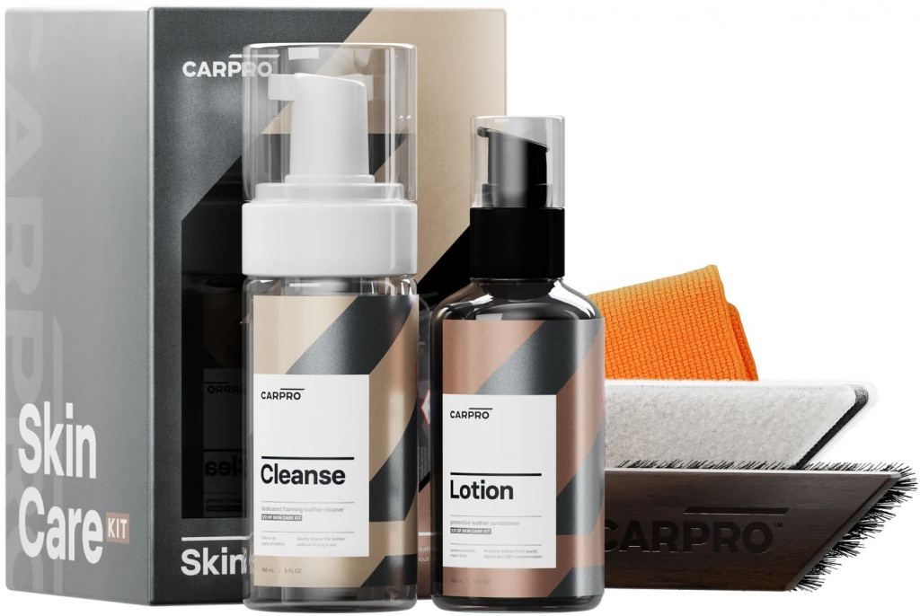 Carpro Car Leather SkinCare Kit Intretinere Piele Auto 150ML CP-CLSC-150