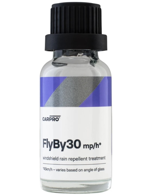 Carpro FlyBy30 Windshield And Glass Coating Solutie Tratament Hidrofob Geamuri 50ML CP-FB30-50