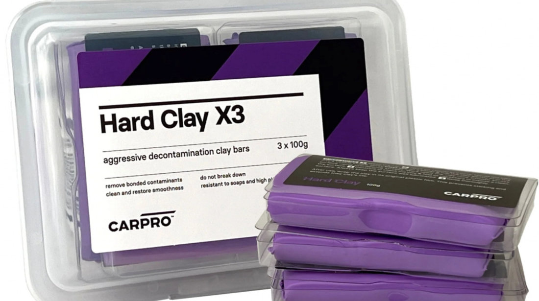 Carpro Hard Clay Set 3 Buc Argila Decontaminare Dura CP-000540