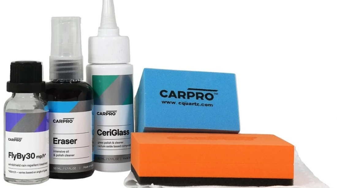 Carpro Kit Tratament Hidrofob Geamuri FlyBy30 20ML CP-FB30-KIT