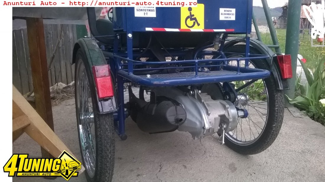 Carucior handicap tricicleta pe benzina #155693
