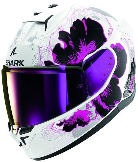 Casca Moto Shark D-Skwal 3 Lady Mayfer Negru / Alb / Roz Marimea M HE0926E-WVA-M