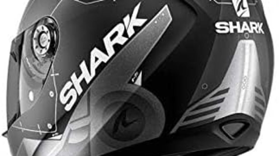 Casca Moto Shark Ridill 1.2 Mecca Negru / Gri / Matt Marimea S HE0538E-KAS-S