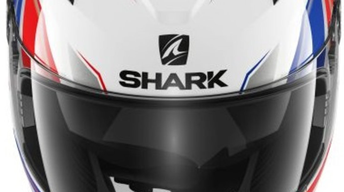 Casca Moto Shark Ridill 1.2 Phaz Alb / Rosu / Albastru Marimea S HE0533E-WBR-S