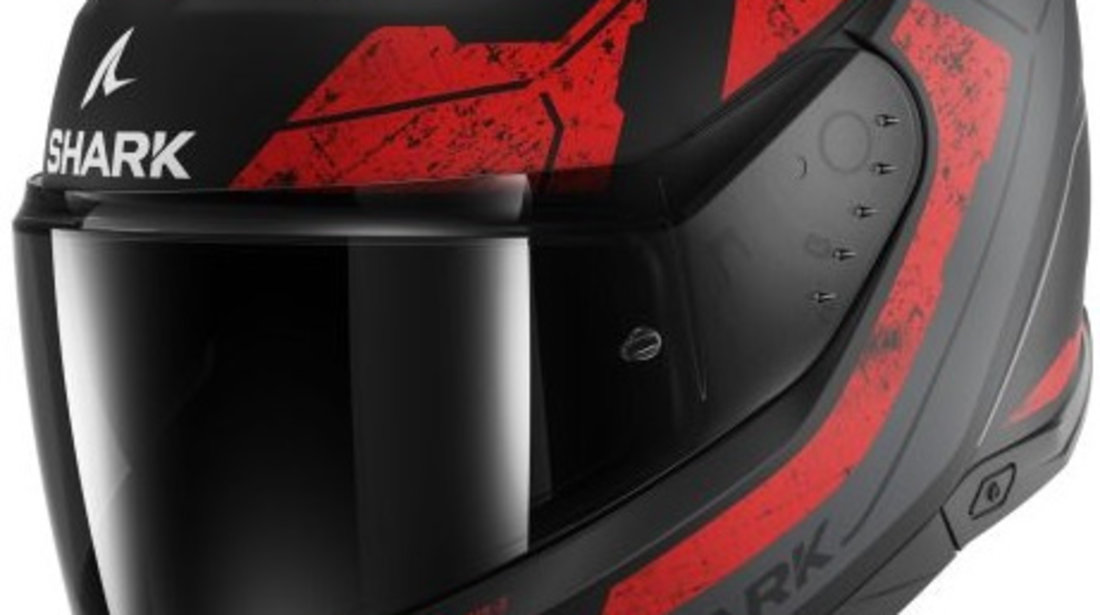 Casca Moto Shark Skwal i3 Rhad Mat Negru / Gri / Rosu / Matt Marimea XL HE0821E-KUR-XL