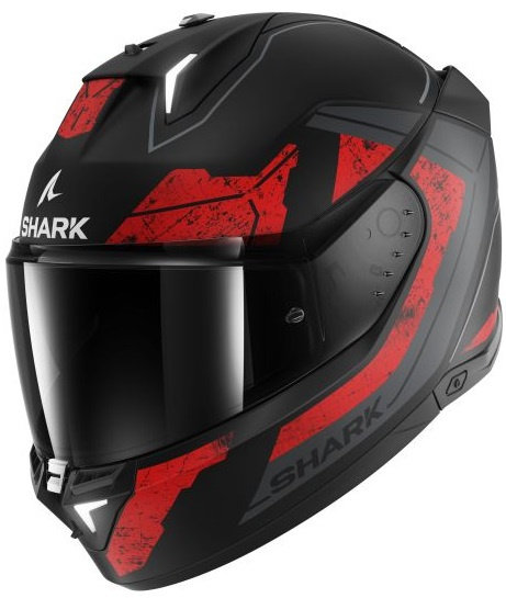 Casca Moto Shark Skwal i3 Rhad Mat Negru / Gri / Rosu / Matt Marimea S HE0821E-KUR-S