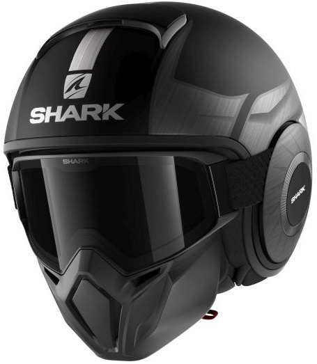 Casca Moto Shark Street-Dark Tribute RM Negru / Antracit / Matt Marimea XL HE3325E-KUS-XL