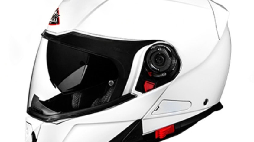 Casca Moto Smk Glide White Gl100 Marimea S SMK0100/17/GL100/S