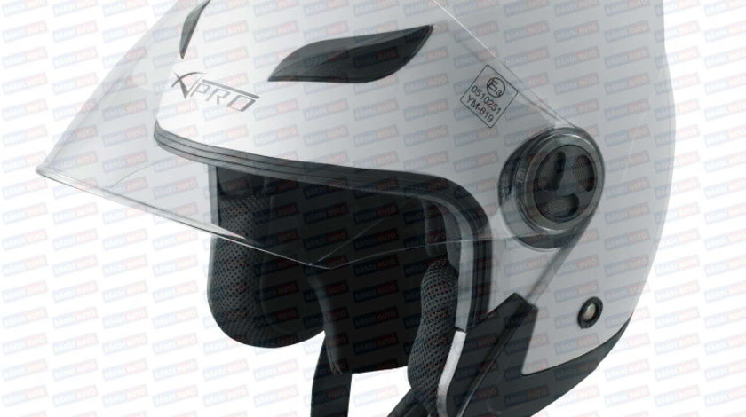 CASCA MOTOCICLETA / SCUTER / ATV OPEN-FACE A-PRO MODEL ACADEMY CASCO JET XL ⭐⭐⭐⭐⭐