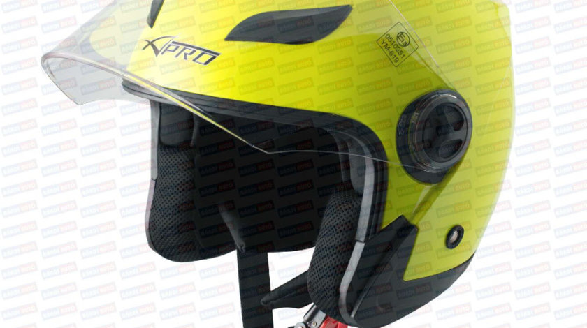 CASCA MOTOCICLETA / SCUTER / ATV OPEN-FACE A-PRO MODEL ACADEMY CASCO JET S ⭐⭐⭐⭐⭐