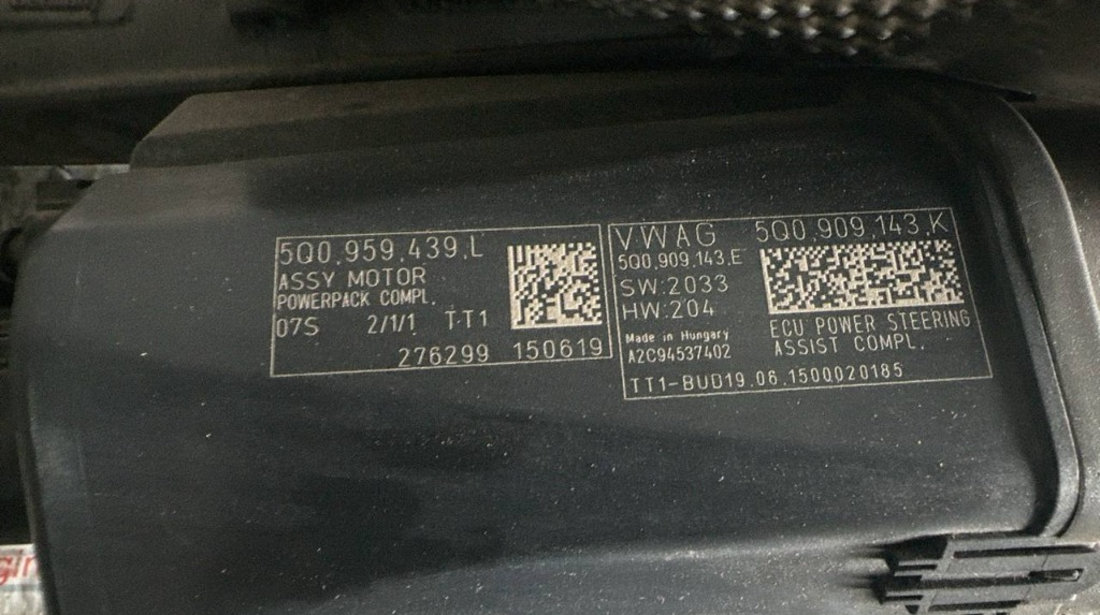 Caseta de directie electrica 5Q0909143K VW Passat B8 Variant (3G5, CB5) 1.4 TSI 150 cai
