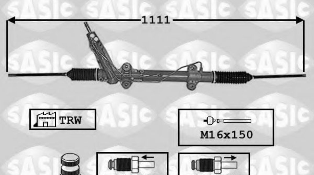 Caseta directie MERCEDES SPRINTER 2-t platou / sasiu (901, 902) (1995 - 2006) SASIC 7006050 piesa NOUA