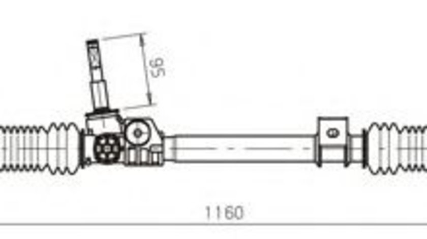 Caseta directie RENAULT TWINGO I (C06) (1993 - 2012) GENERAL RICAMBI RE4048 piesa NOUA