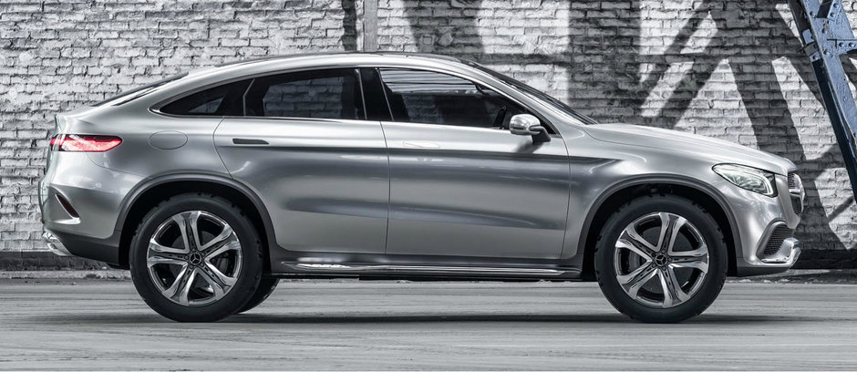 Cat de mult seamana viitorul SUV coupe Mercedes cu BMW X6?