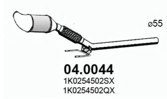 Catalizator SKODA OCTAVIA II (1Z3) (2004 - 2013) ASSO 04.0044 piesa NOUA