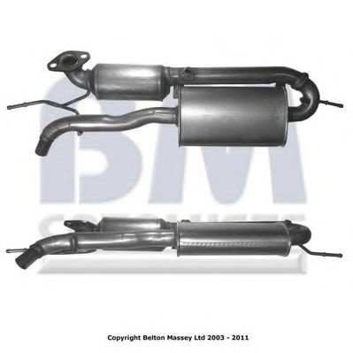 Catalizator SMART FORTWO Cabrio (451) (2007 - 2016) BM CATALYSTS BM91590H piesa NOUA