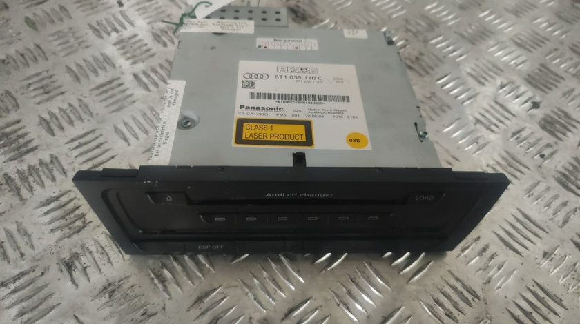 CD player Audi A4 B8 2.0 TDI 143 Cp/105 Kw cod motor CAG ,transmisie automata,an 2011 cod 8T1035110C