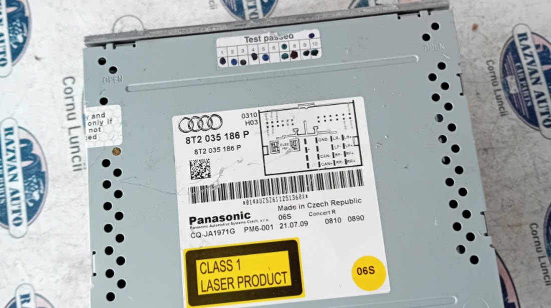 CD Player Audi A5 2009, 8T2035186P