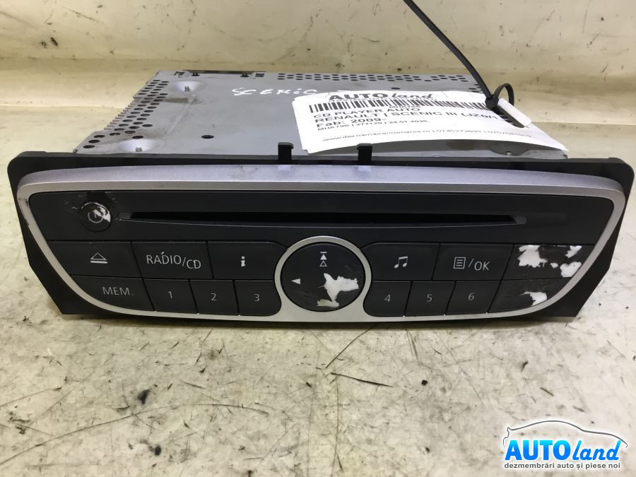 Cd Player Auto 281150030r Renault SCENIC III JZ0/1 2009