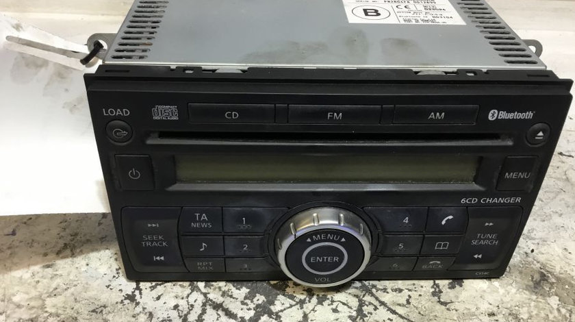 Cd Player Auto 28185jd400 Nissan QASHQAI J10,JJ10 2007