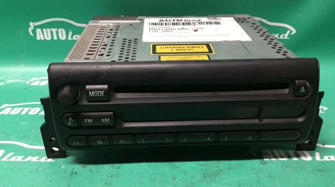 Cd Player Auto 3893a819 Mini MINI R50,R53 2001