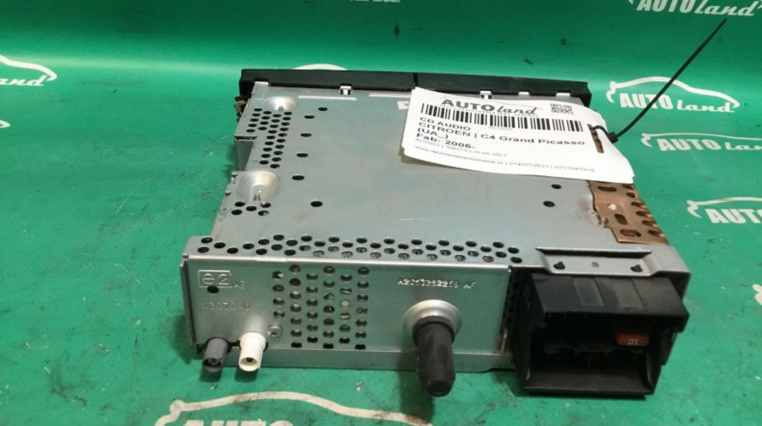 Cd Player Auto 96645891xt Citroen C4 Grand Picasso UA 2006