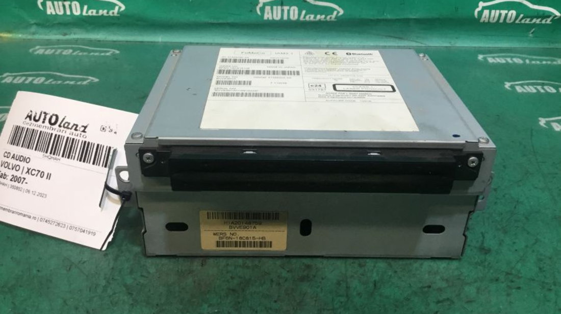 Cd Player Auto Bf6n18c815hb Volvo XC70 II 2007