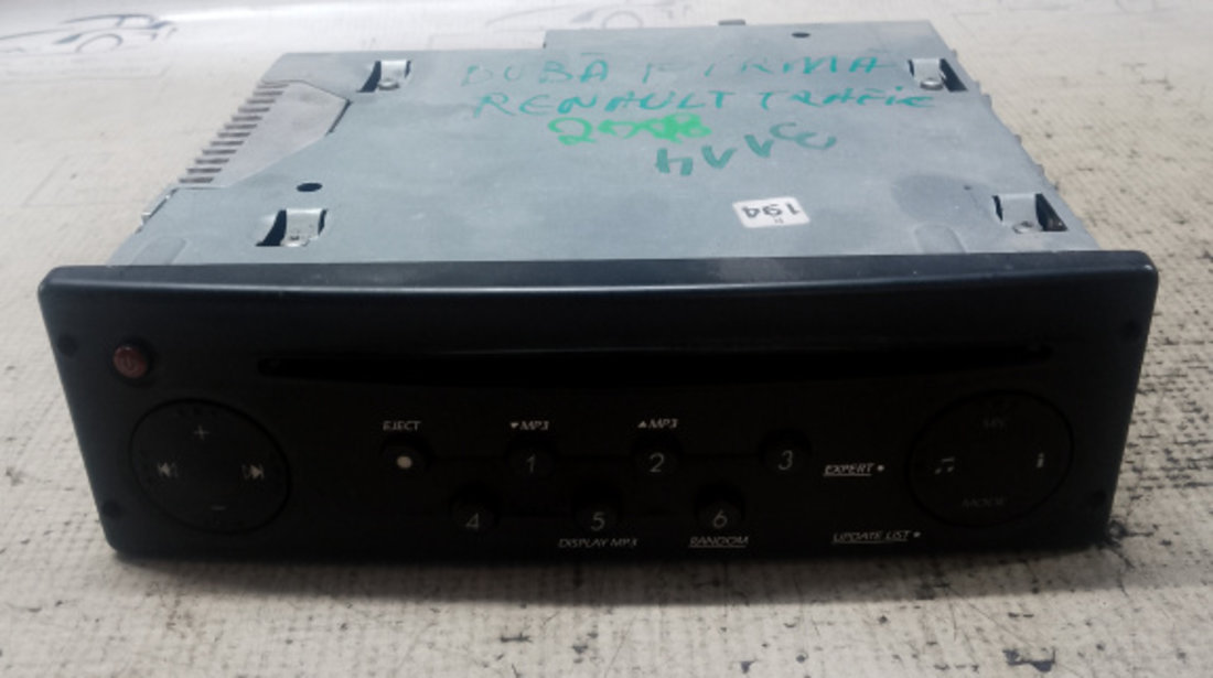CD Player Renault Trafic 2008, 8200585305T