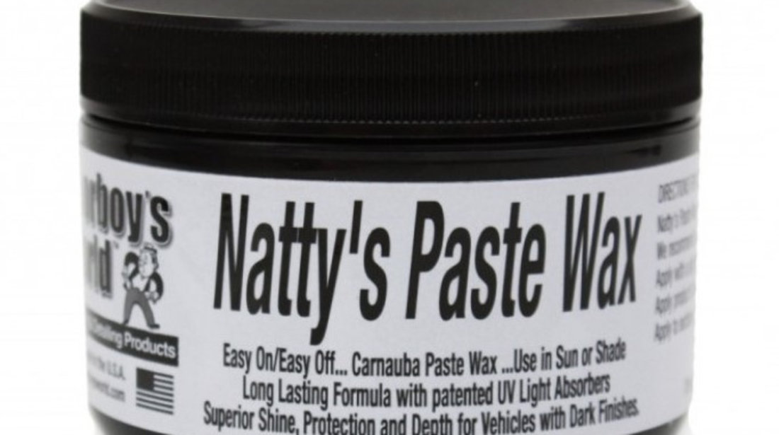 Ceara Auto Poorboy's World Natty's Paste Wax Black 227G PB-NPW-B