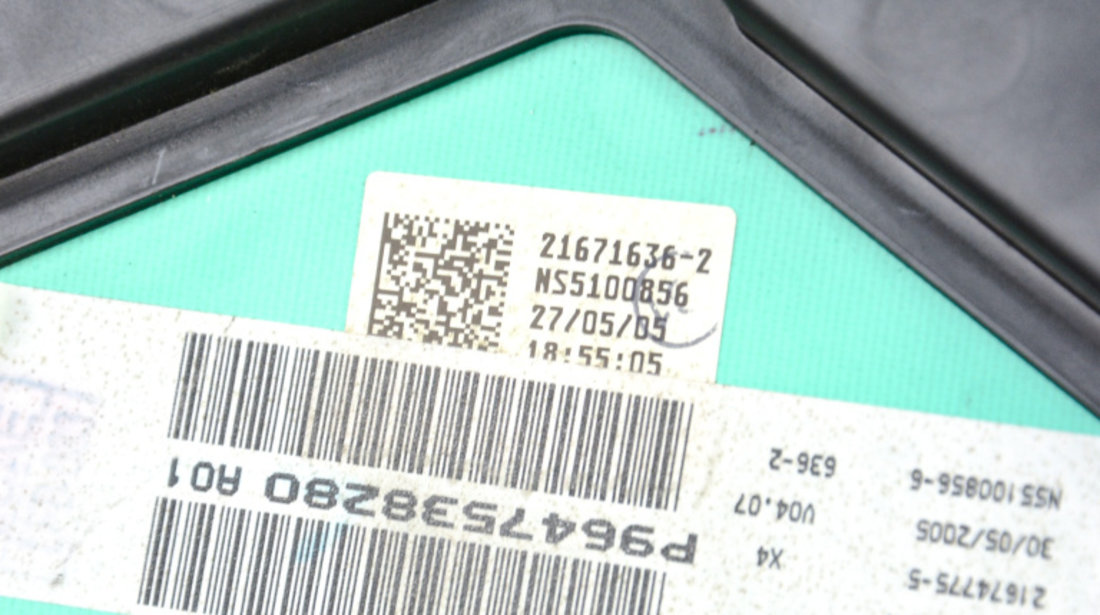 Ceas Bord Europa - Afisaj In Km,benzina Peugeot 307 2001 - 2008 P9647538280, 216518625, 21651862-5, 216518703, 21651870-3