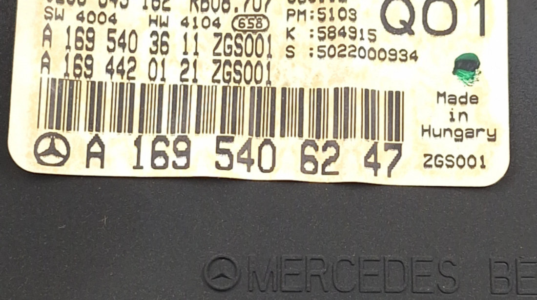 Ceas Bord Europa - Afisaj In Km,motorina Mercedes-Benz A-CLASS (W169) 2004 - 2012 Motorina A1695406247, A 169 540 62 47, 1695406247, 0263643162, 0 26 643 162, A1695403611, A 169 540 36 11, 1695403611, A1695403611ZGS001, A1694420121, A 169 442 01 21,