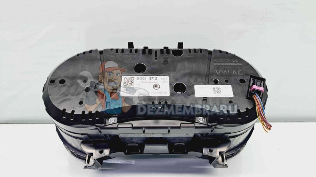 Ceas bord Skoda Octavia 3 (5E3) [Fabr 2012-2020] 5E0920971D