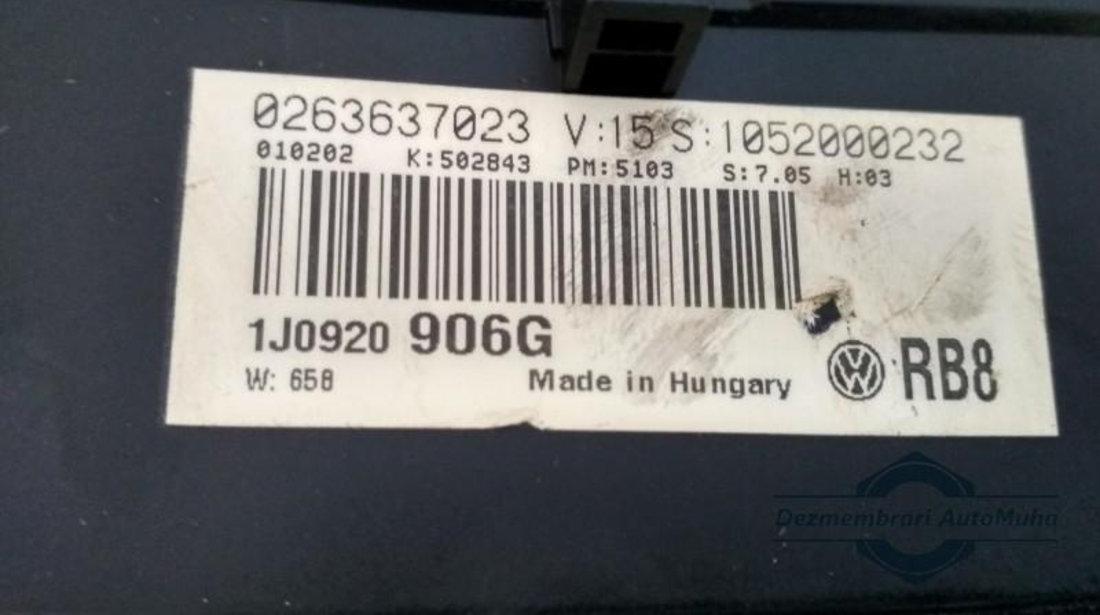 Ceasuri bord Volkswagen Golf 4 (1997-2005) 1J0920906G