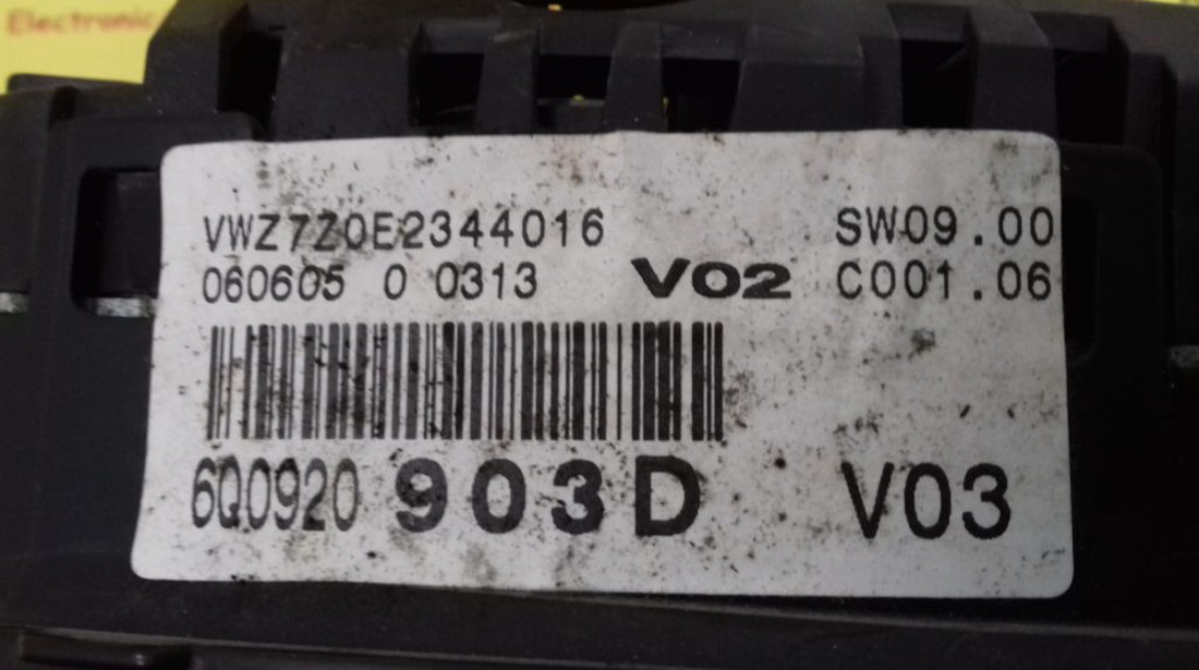 Ceasuri Bord Vw Polo, 6Q0920903D