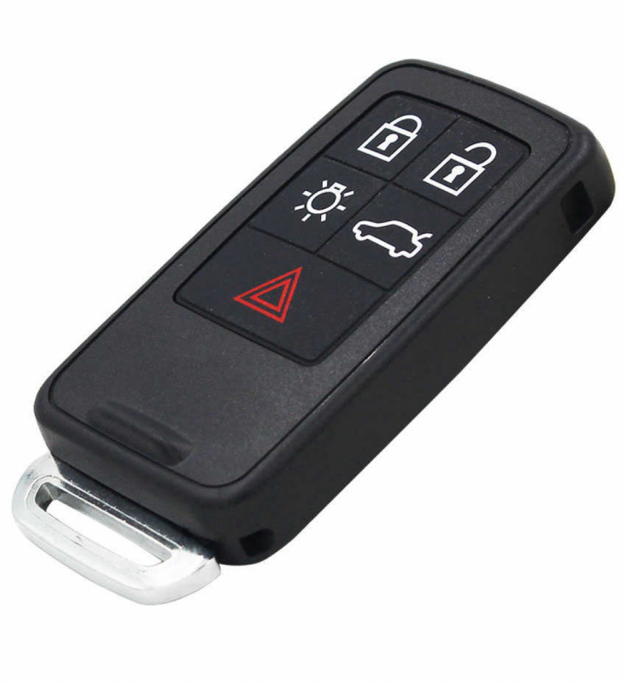 Cheie Volvo Smartkey 5 But Completa Cu Electronica Si Cip 433 Mhz CVO 014