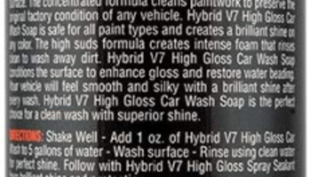 Chemical Guys Hybrid V7 Hi Gloss Car Wash Soap Sampon Auto 473ML CWS_808_16