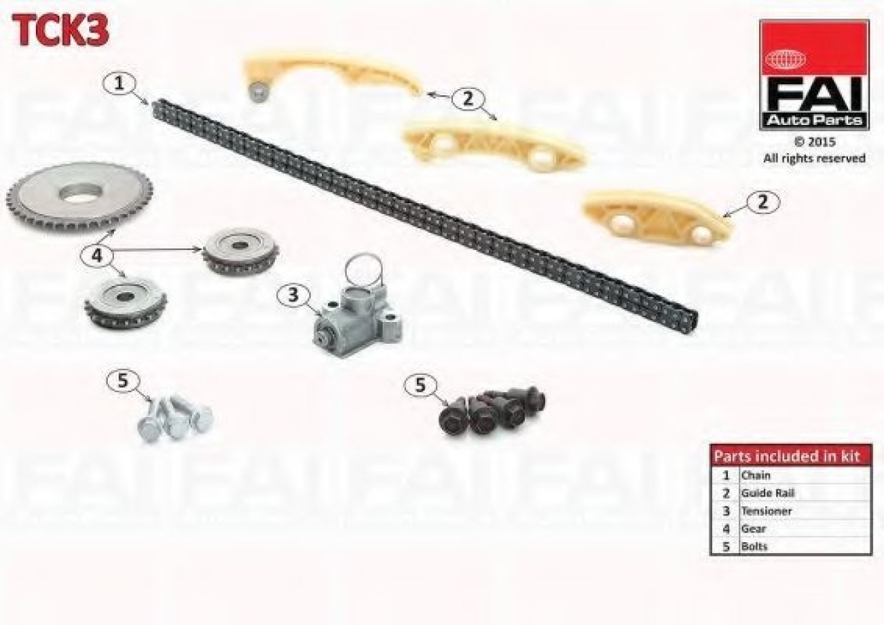 Chit lant de distributie ALFA ROMEO SPIDER (939_, 939) (2006 - 2010) FAI AutoParts TCK3 piesa NOUA