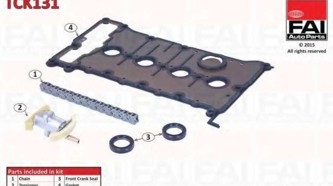 Chit lant de distributie AUDI A6 Avant (4B5, C5) (1997 - 2005) FAI AutoParts TCK131 piesa NOUA