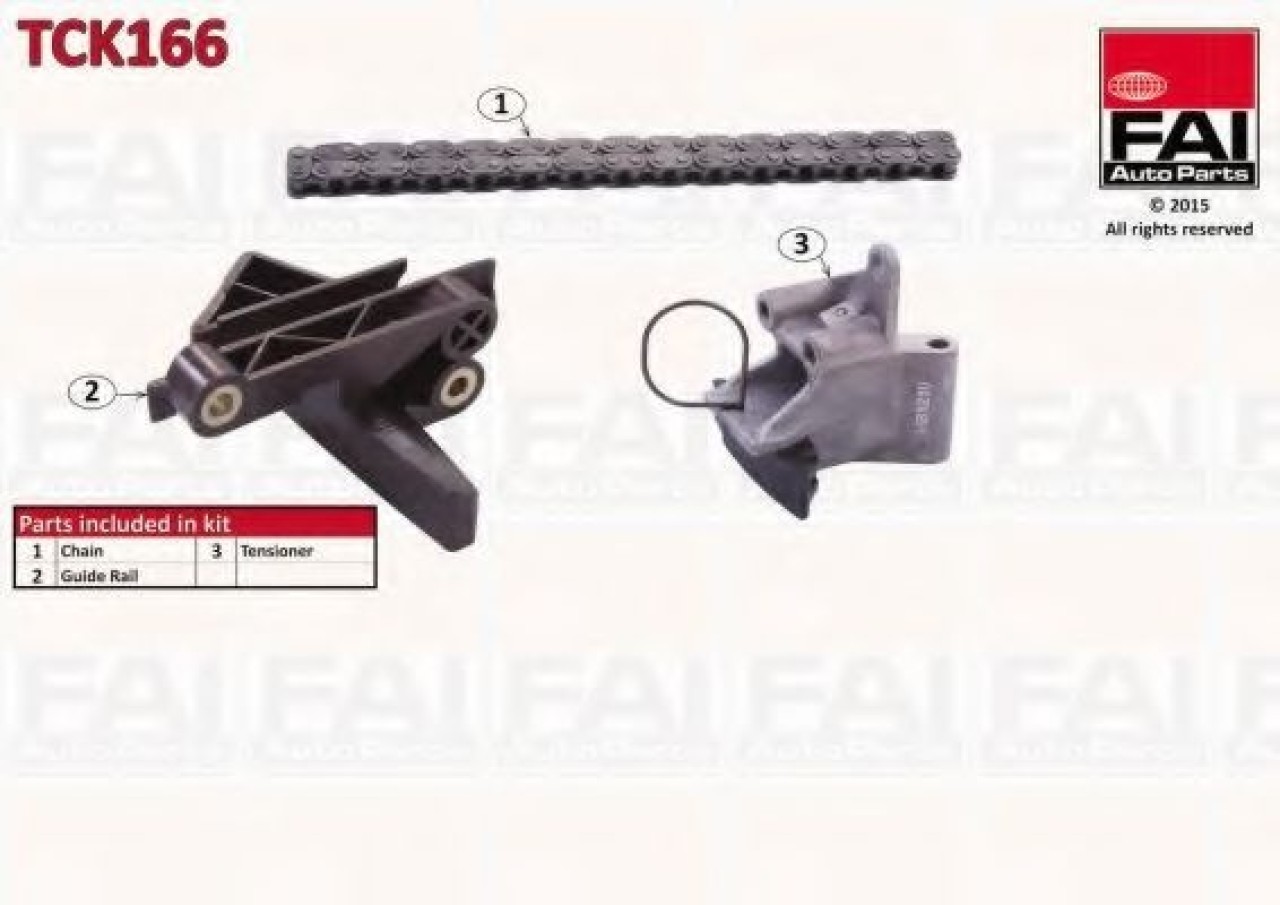 Chit lant de distributie BMW Seria 5 (E39) (1995 - 2003) FAI AutoParts TCK166 piesa NOUA