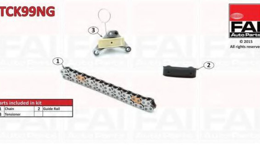 Chit lant de distributie FIAT SCUDO platou / sasiu (272, 270) (2007 - 2016) FAI AutoParts TCK99NG piesa NOUA