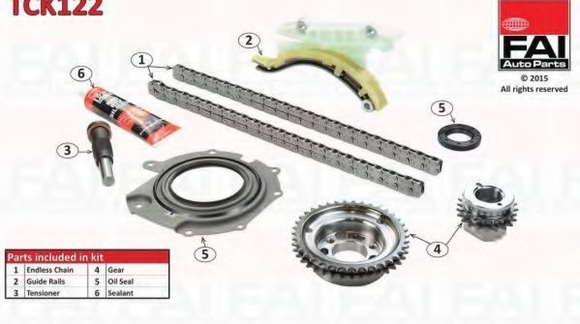 Chit lant de distributie FORD MONDEO IV Turnier (BA7) (2007 - 2016) FAI AutoParts TCK122 piesa NOUA